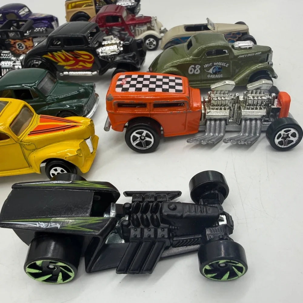 Hot Wheels Matchbox Ertl Diecast Hot Rod Street Rod Toy Car Lot of 20 Mixed Used